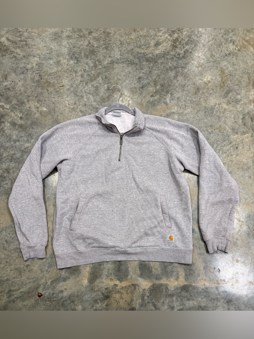 Carhartt Old Style Mid-weight Quarter-Zip Mock-neck Sweatshirt